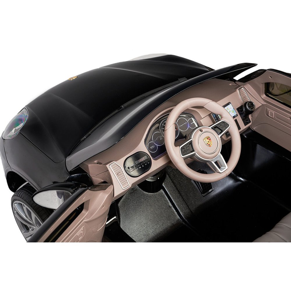 Детский электромобиль джип Porsche Cayenne JJ2128 Черный с пультом