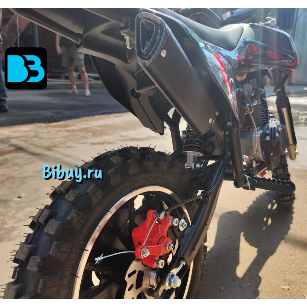 Бензиновый мотоцикл ROBY красный, детский, скорость до 20 км/ч