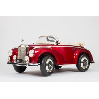 Детский электромобиль Mercedes 300S красный глянец