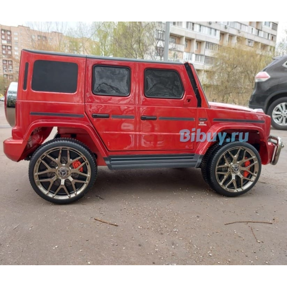 Электромобиль Mercedes-AMG G63 (S307) вишневый глянец