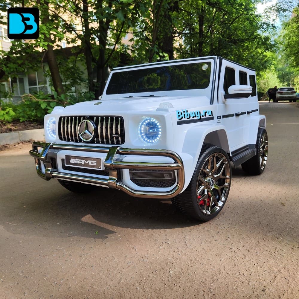 Детский электромобиль AMG G63 (S307) белый