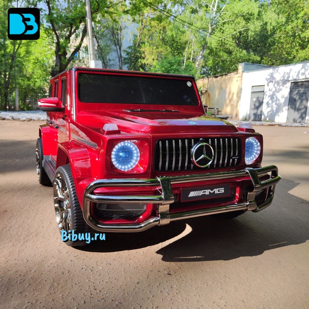 Детская машина AMG G63 4WD (S307) вишневый глянец