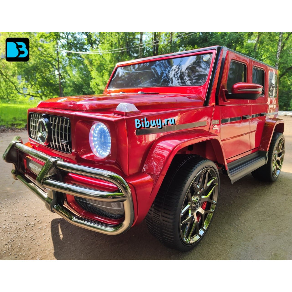Электромобиль Mercedes-AMG G63 (S307) вишневый глянец