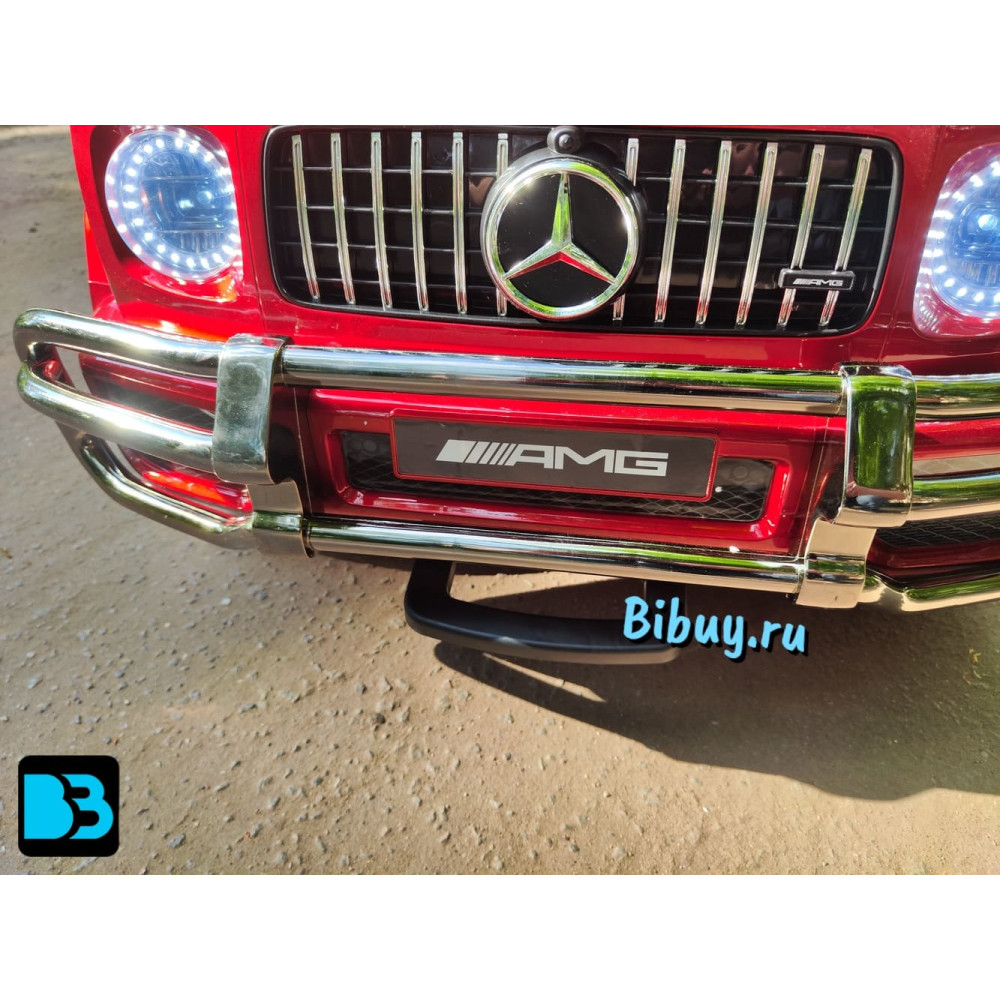 Электромобиль Mercedes-AMG G63 (S307) вишневый глянец