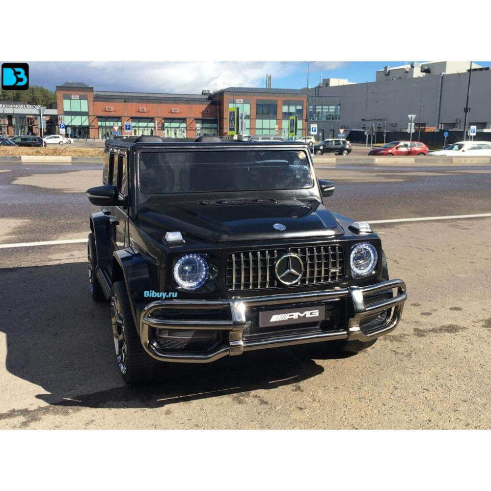 Детская электро машина AMG G63 4WD (S307) черный глянец, полный привод