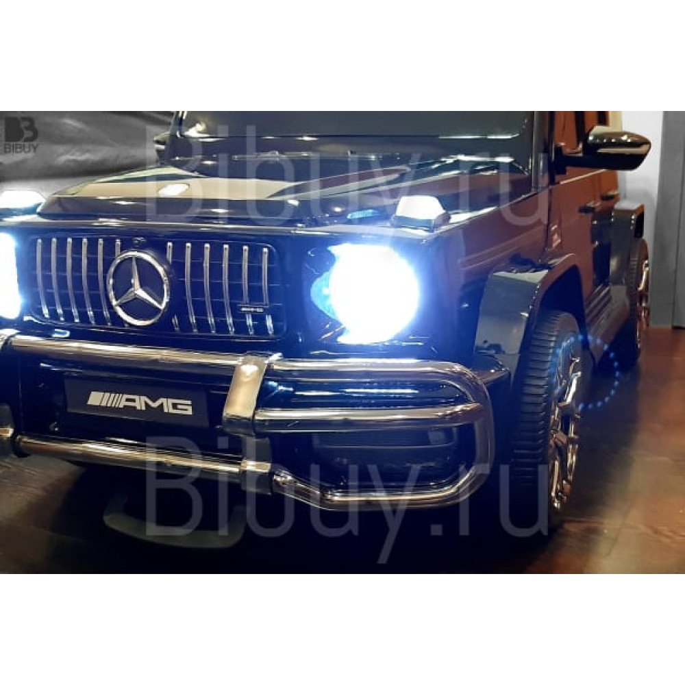 Детская машина Mercedes-AMG G63 (S307) черный глянец