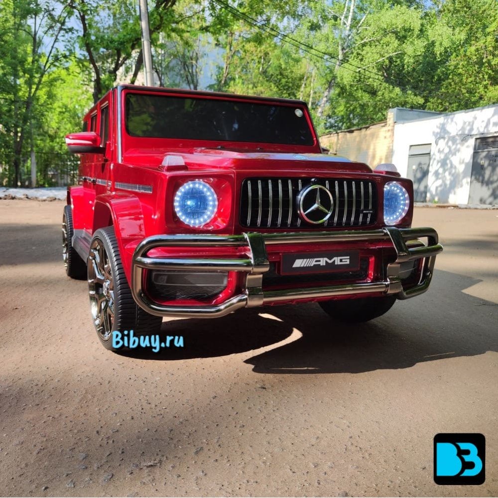 Детская машина AMG G63 4WD (S307) вишневый глянец