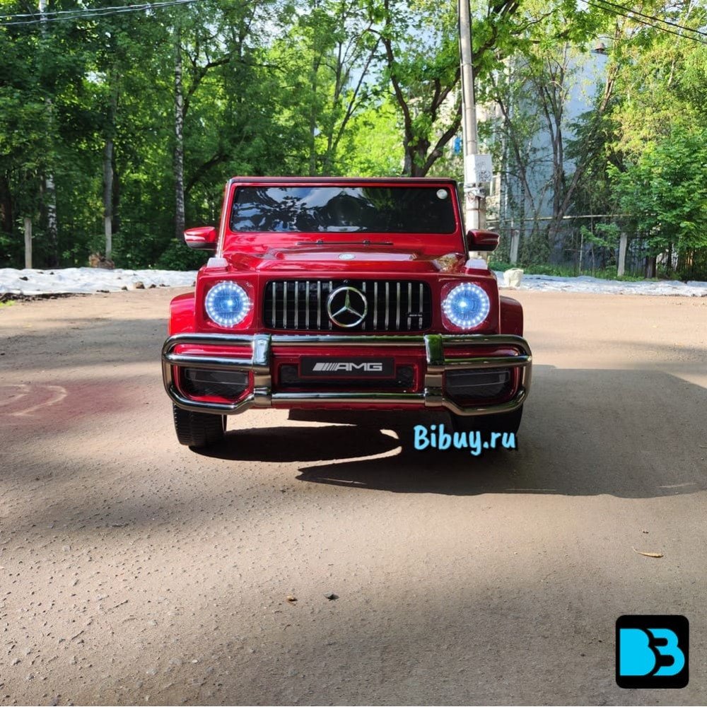 Электромобиль Mercedes-AMG G63 (S307) вишневый глянец