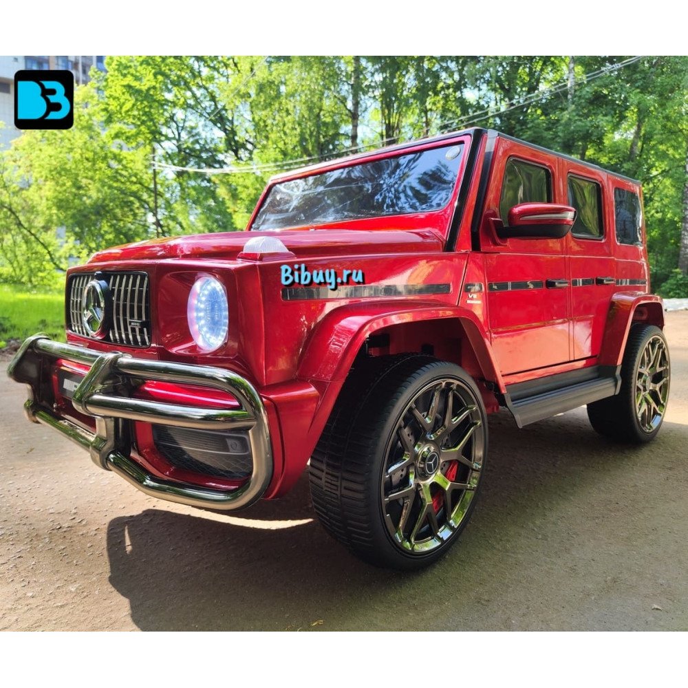 Электромобиль Mercedes-AMG G63 (S307) вишневый глянец