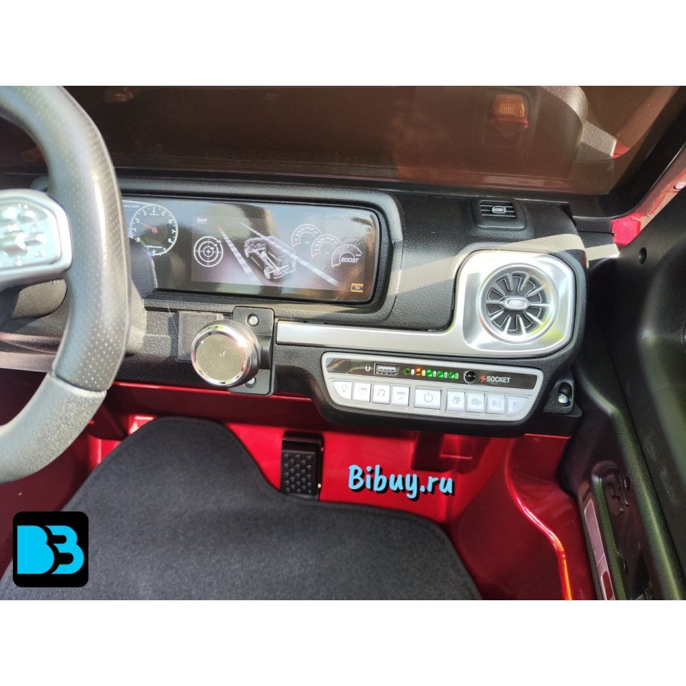 Детская машина AMG G63 4WD (S307) вишневый глянец