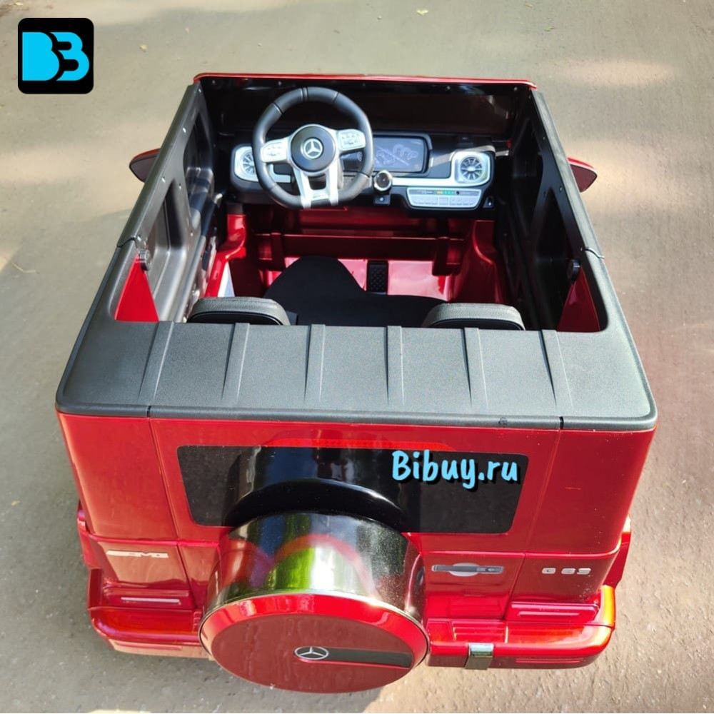 Электромобиль Mercedes-AMG G63 (S307) вишневый глянец