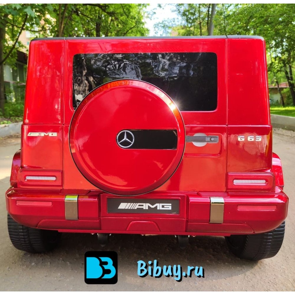 Электромобиль Mercedes-AMG G63 (S307) вишневый глянец