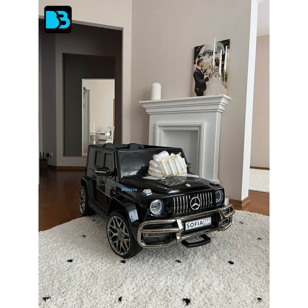Детская электро машина AMG G63 4WD (S307) черный глянец, полный привод