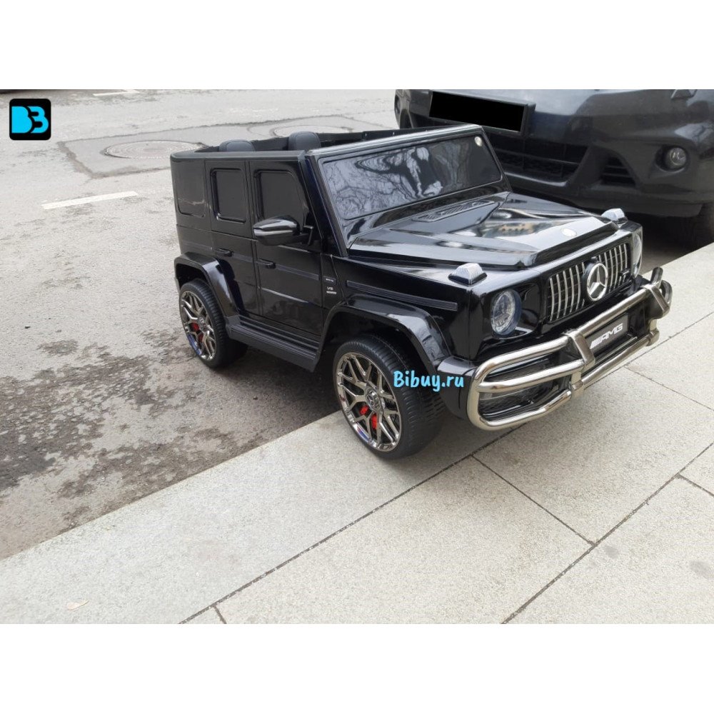 Детская электро машина AMG G63 4WD (S307) черный глянец, полный привод
