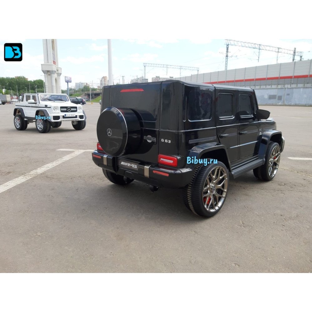 Детская электро машина AMG G63 4WD (S307) черный глянец, полный привод