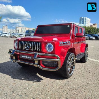 Электромобиль Mercedes-AMG G63 (S307) вишневый глянец