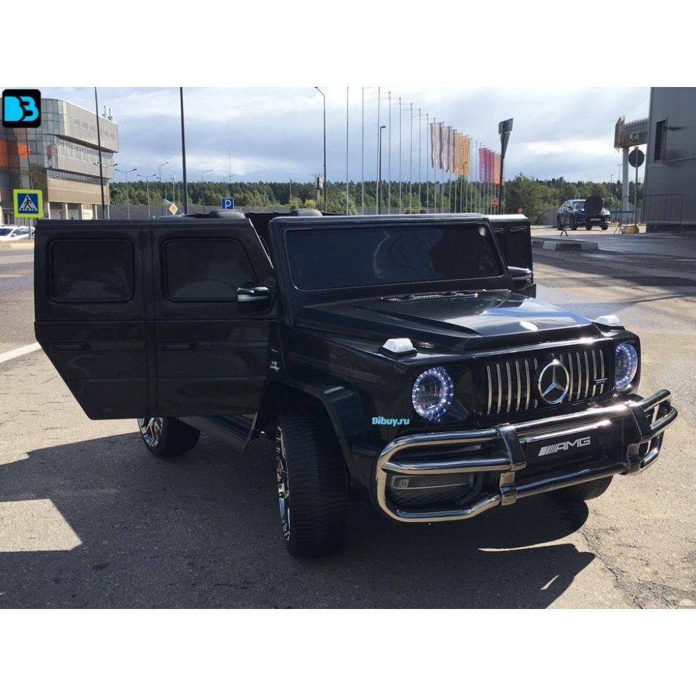 Детская электро машина AMG G63 4WD (S307) черный глянец, полный привод