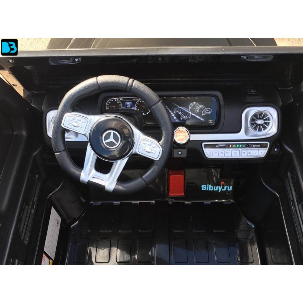 Детская электро машина AMG G63 4WD (S307) черный глянец, полный привод
