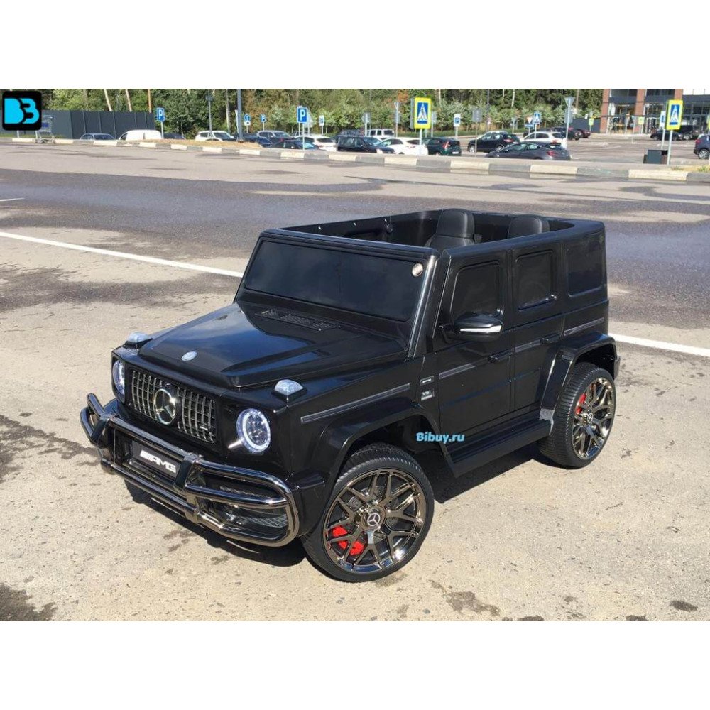 Детская электро машина AMG G63 4WD (S307) черный глянец, полный привод