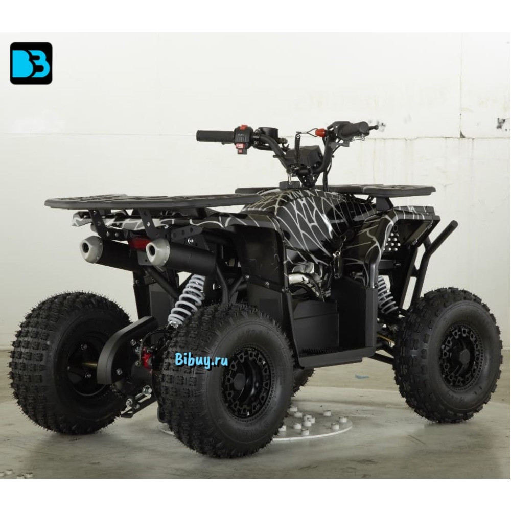 Бензиновый квадроцикл Simba черный Spider, скорость 40 км/ч