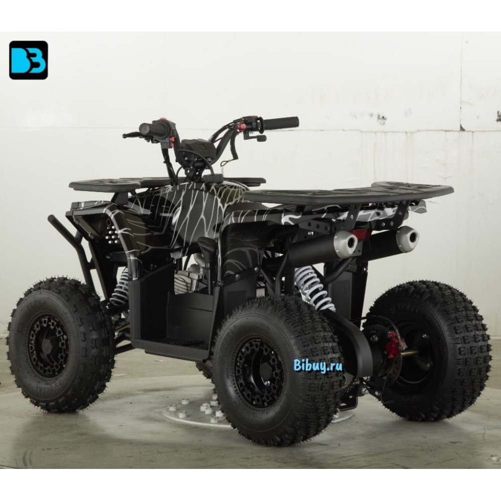 Бензиновый квадроцикл Simba черный Spider, скорость 40 км/ч