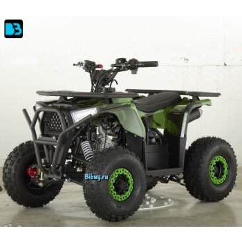 Детский квадроцикл SIMBA зеленый камуфляж, бензиновый, задний ход