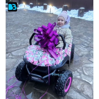 Детский электромобиль T777TT 4WD розовый камуфляж