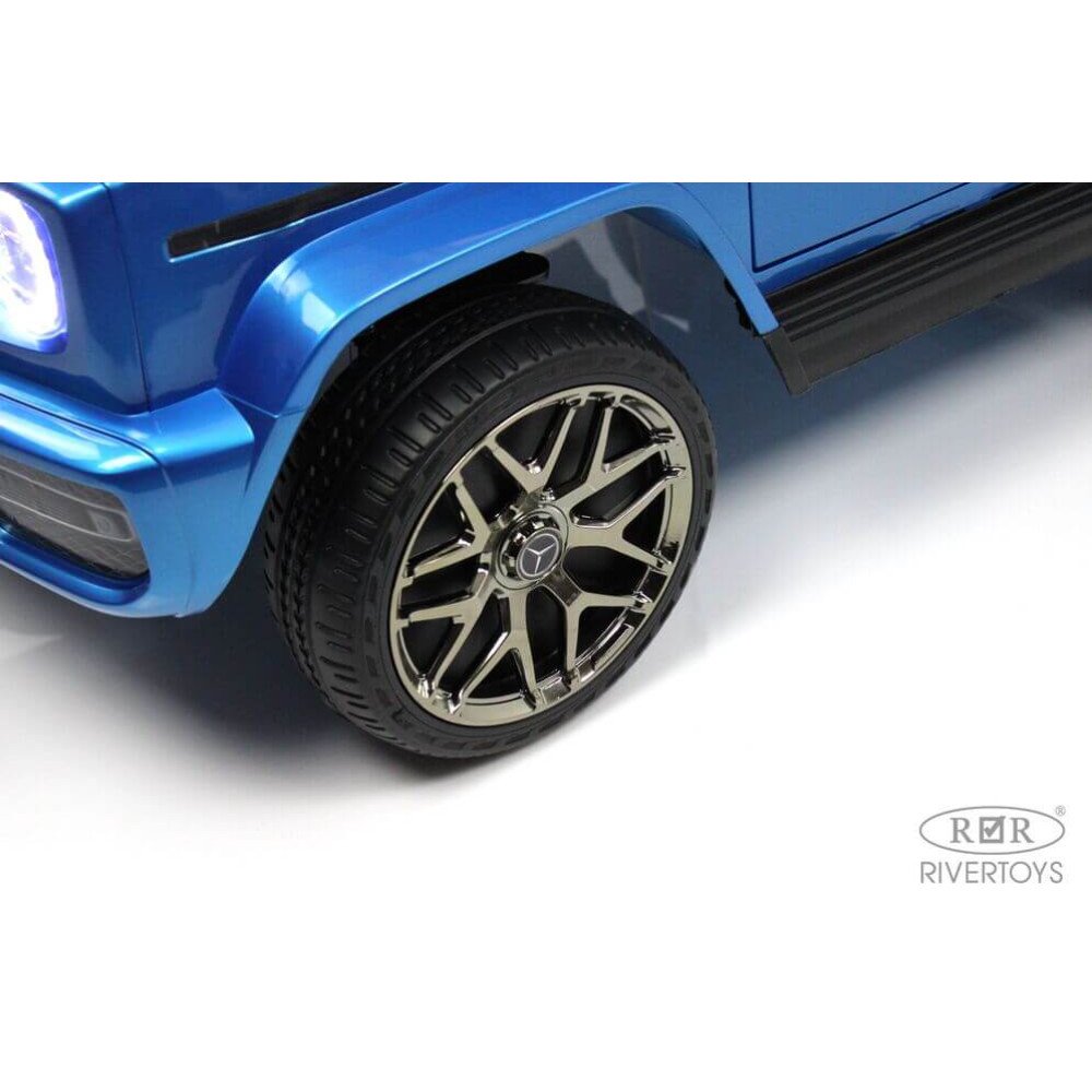 Электромобиль джип Mercedes-Benz G63 Т999ТТ с пультом (синий глянец)