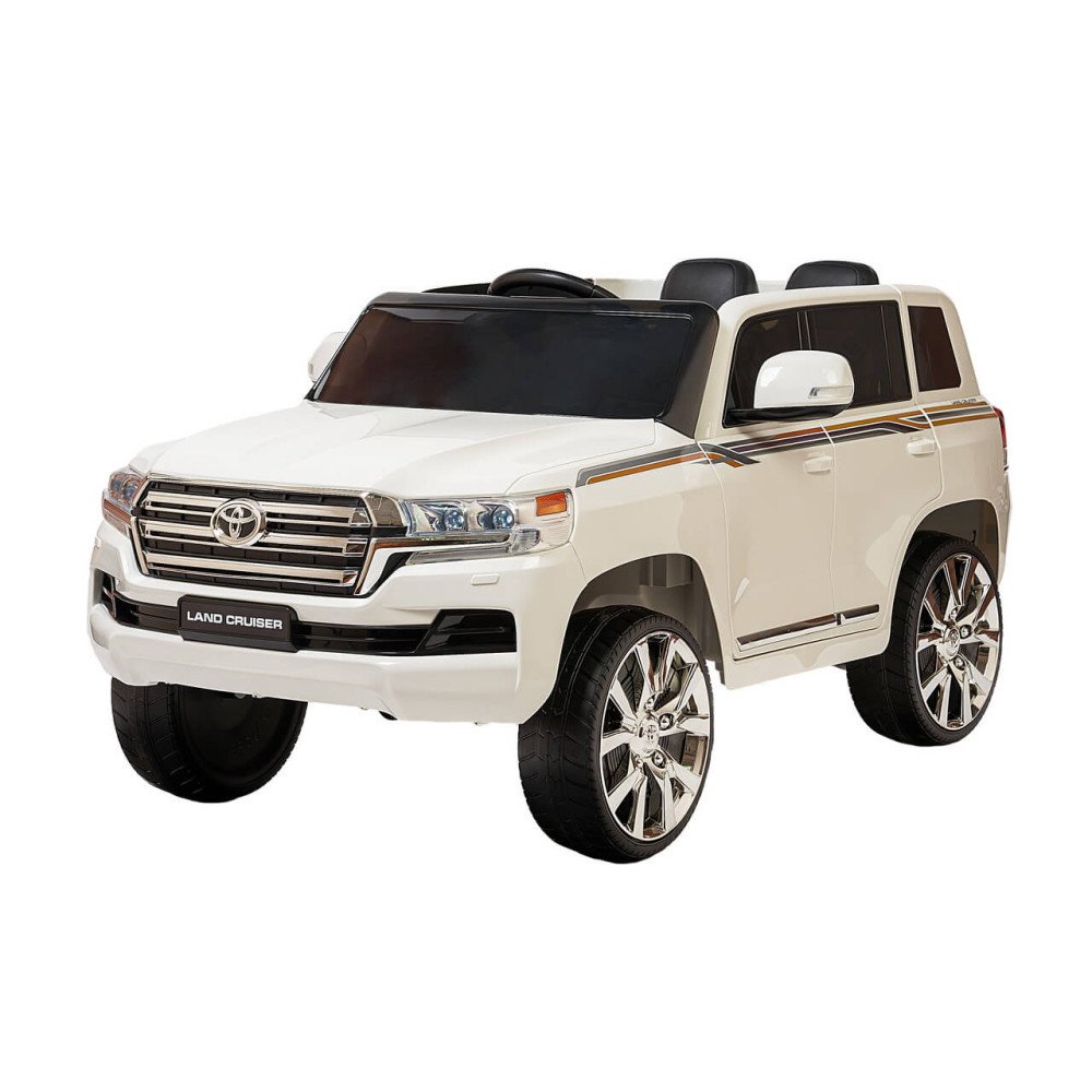 Детский электромобиль Toyota Land Cruiser 12V Белый