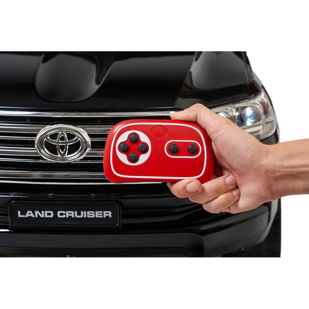Детский электромобиль Toyota Land Cruiser 12V Черный краска