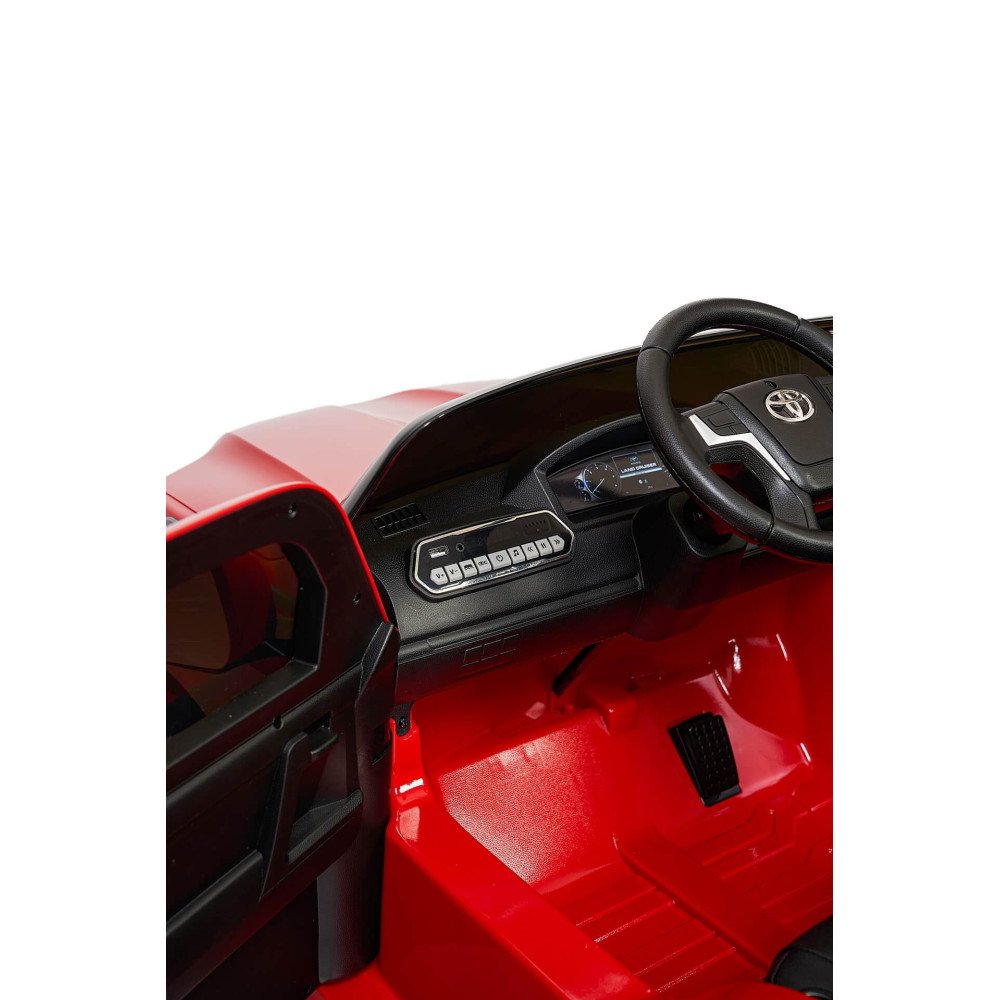 Детский электромобиль Toyota Land Cruiser 12V Красный краска