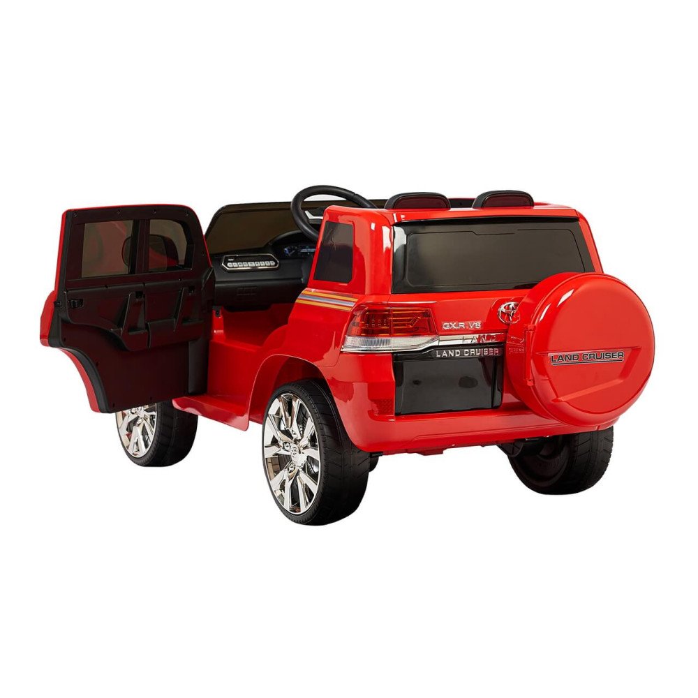 Детский электромобиль Toyota Land Cruiser 12V Красный краска