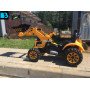 Детский электромобиль трактор на аккумуляторе 12V / желтый - JS328A-Y