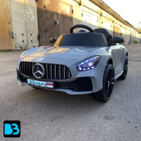 Электромобиль Мерседес AMG GT X777XX серый