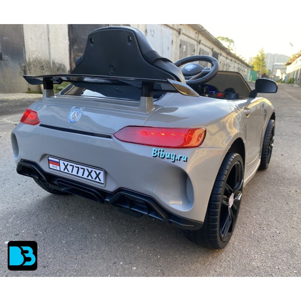 Электромобиль Мерседес AMG GT X777XX серый