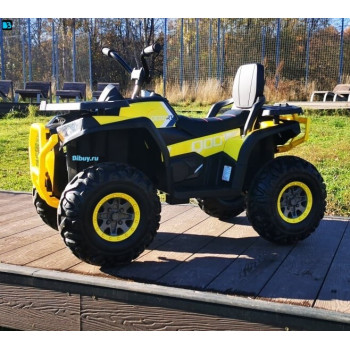 Детский квадроцикл Qwatro 4х4 XMX607 (Белый), полный привод, с пультом ДУ