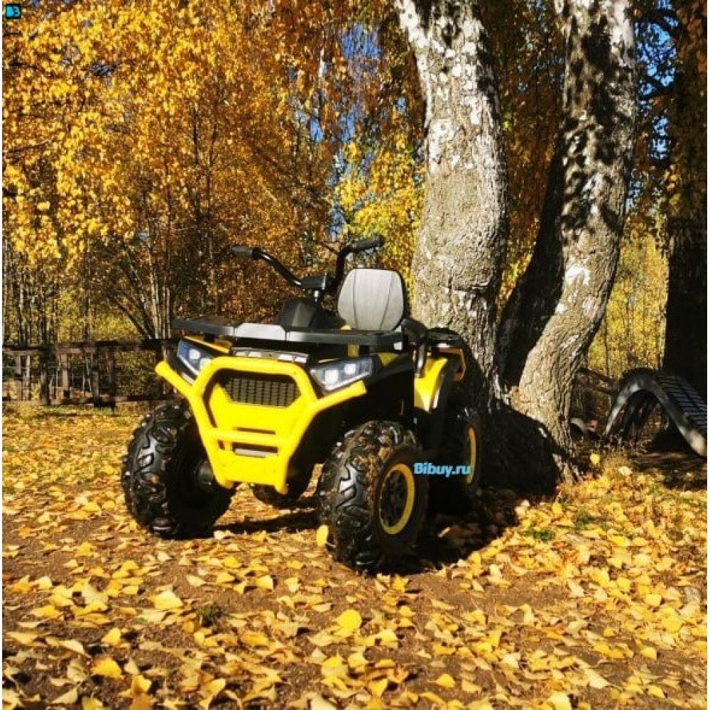 Детский квадроцикл Qwatro 4х4 XMX607 (Белый), полный привод, с пультом ДУ