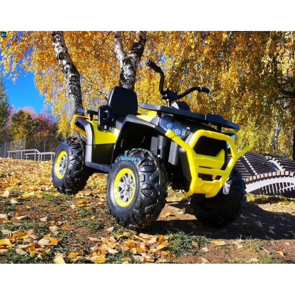 Детский квадроцикл Qwatro 4х4 XMX607 (Белый), полный привод, с пультом ДУ