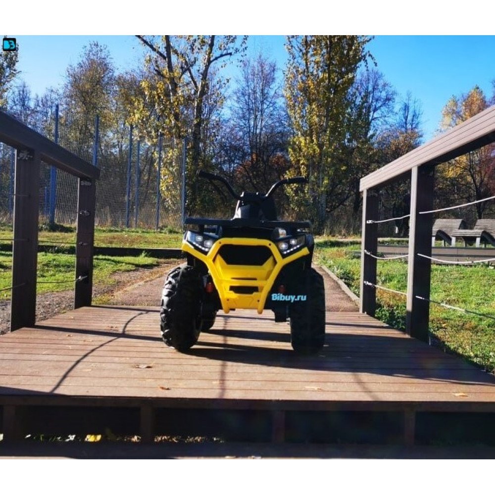 Детский квадроцикл Qwatro 4х4 XMX607 (Белый), полный привод, с пультом ДУ