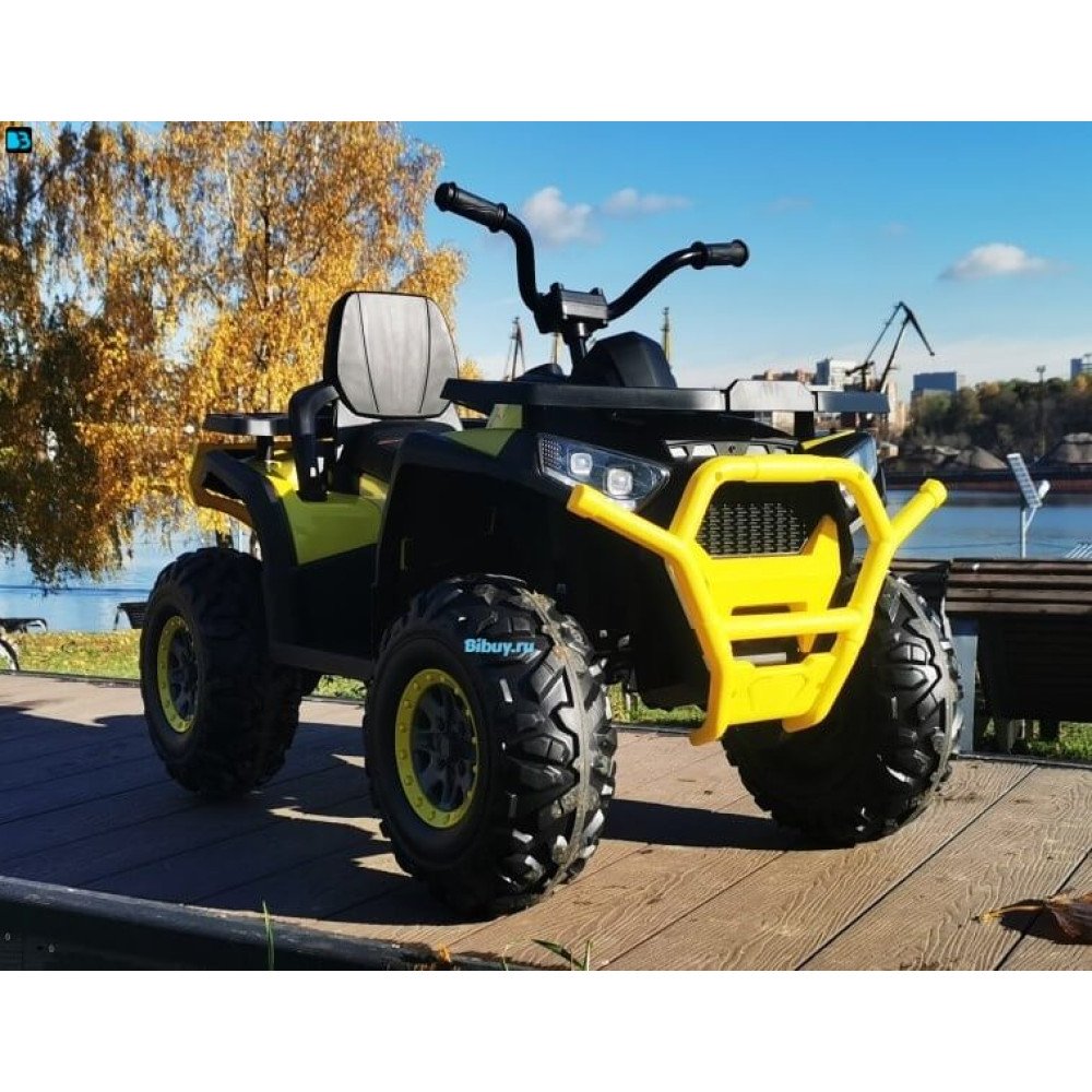 Детский квадроцикл Qwatro 4х4 XMX607 (Белый), полный привод, с пультом ДУ