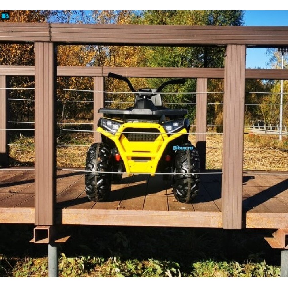 Детский квадроцикл Qwatro 4х4 XMX607 (Белый), полный привод, с пультом ДУ