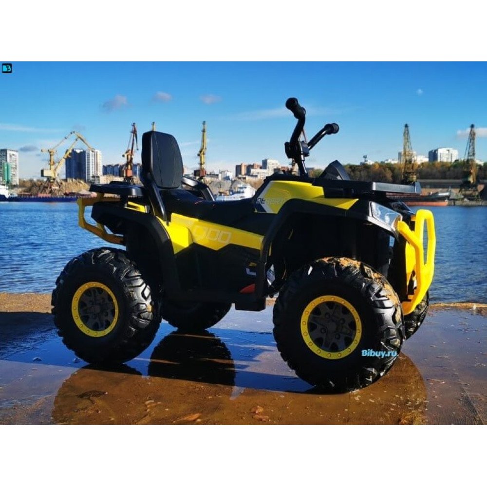 Детский квадроцикл Qwatro 4х4 XMX607 (Белый), полный привод, с пультом ДУ