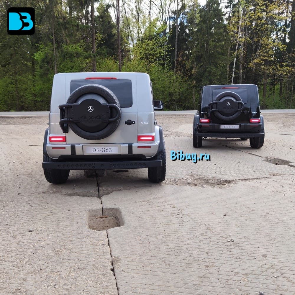 Детская машина Mercedes Benz G63 Y777YY красная, глянец
