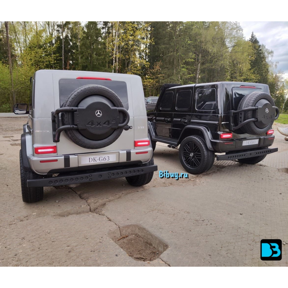 Детская машина Mercedes Benz G63 Y777YY красная, глянец
