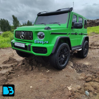 Электромобиль Mercedes Benz G63 Y777YY зеленый матовый