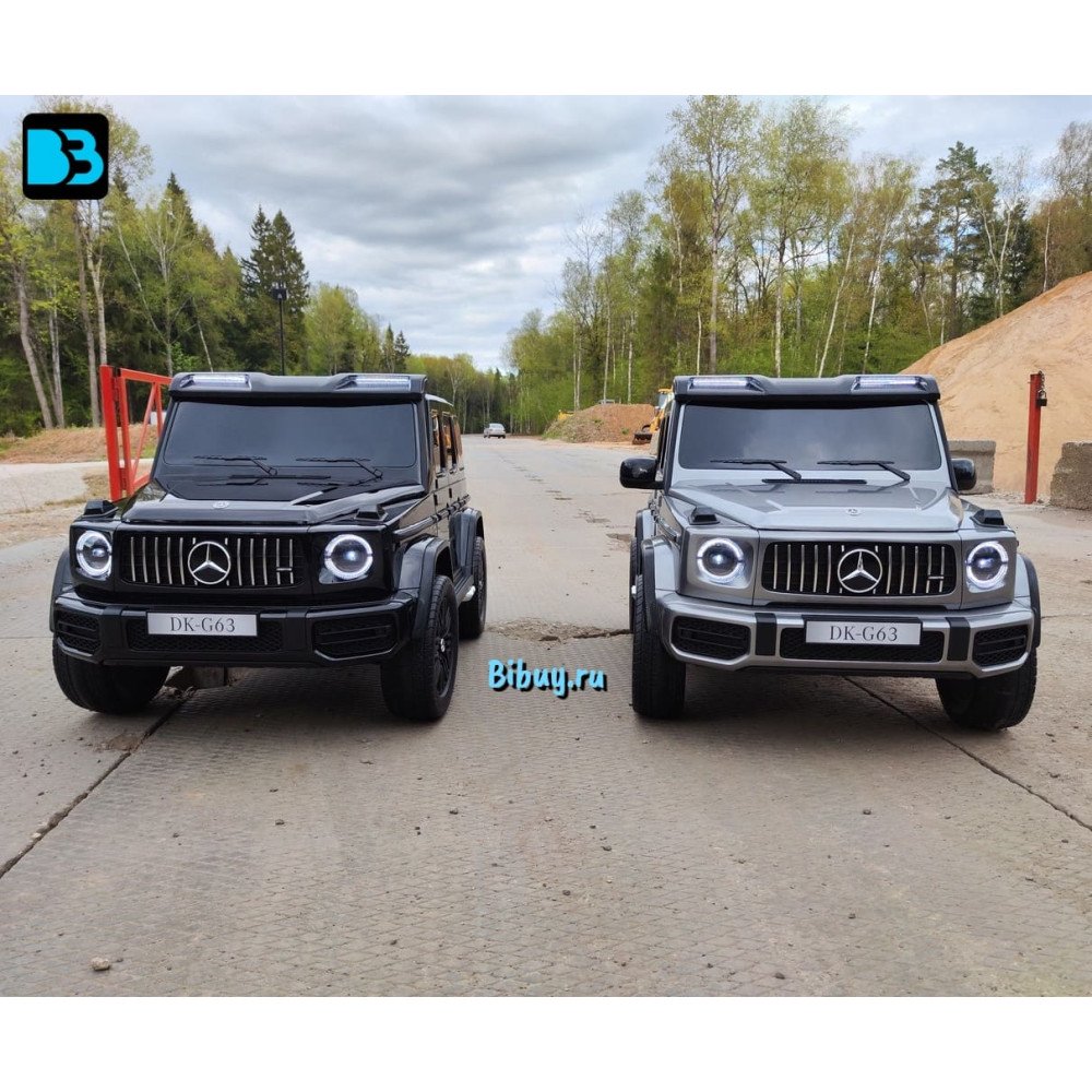 Детская машина Mercedes Benz G63 Y777YY красная, глянец
