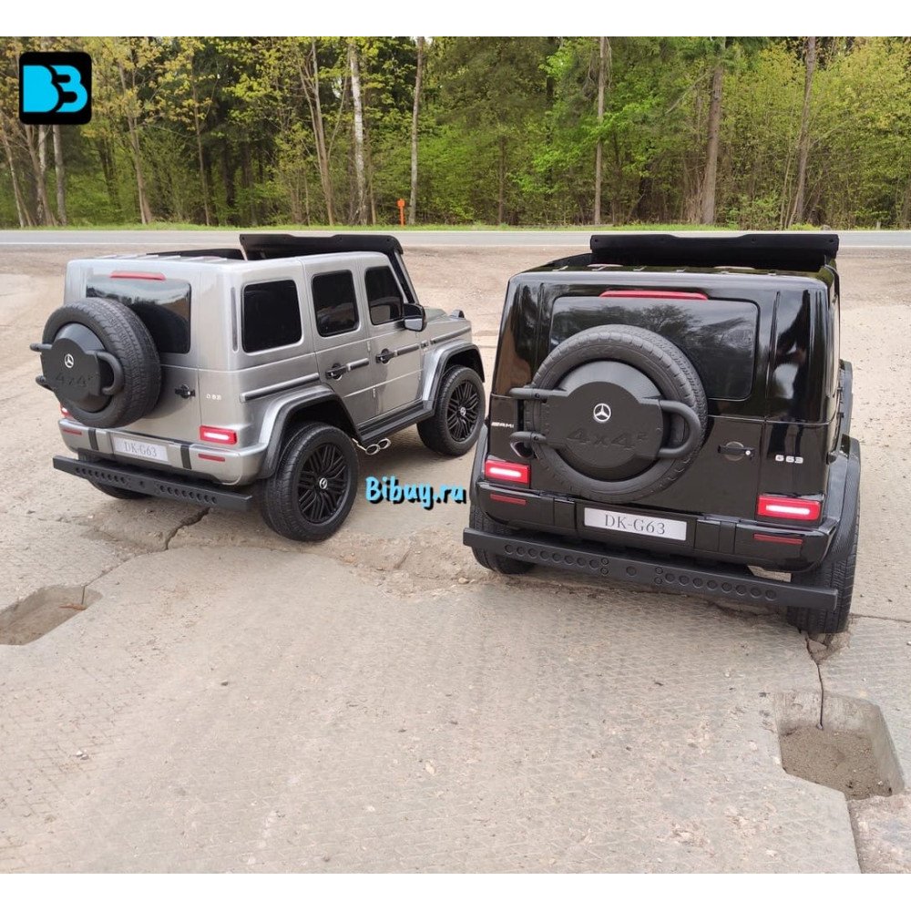 Детская машина Mercedes Benz G63 Y777YY красная, глянец
