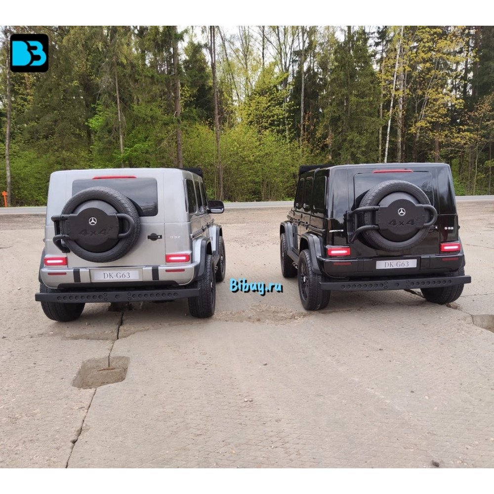 Детская машина Mercedes Benz G63 Y777YY красная, глянец