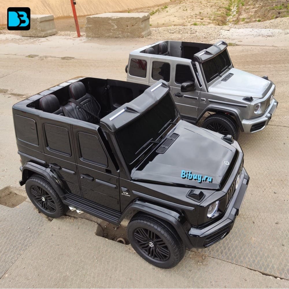 Детская машина Mercedes Benz G63 Y777YY красная, глянец