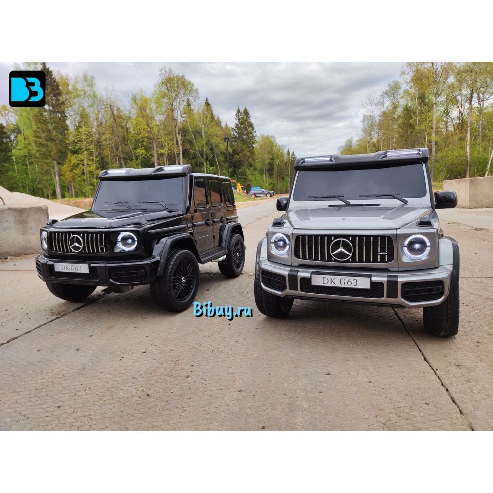 Детская машина Mercedes Benz G63 Y777YY красная, глянец